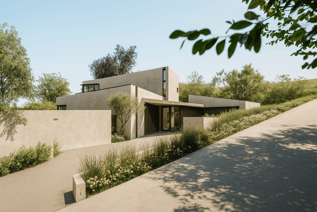 Contemporary residential architecture house remodel in Los Angeles designed by Sabz Architecture Studio