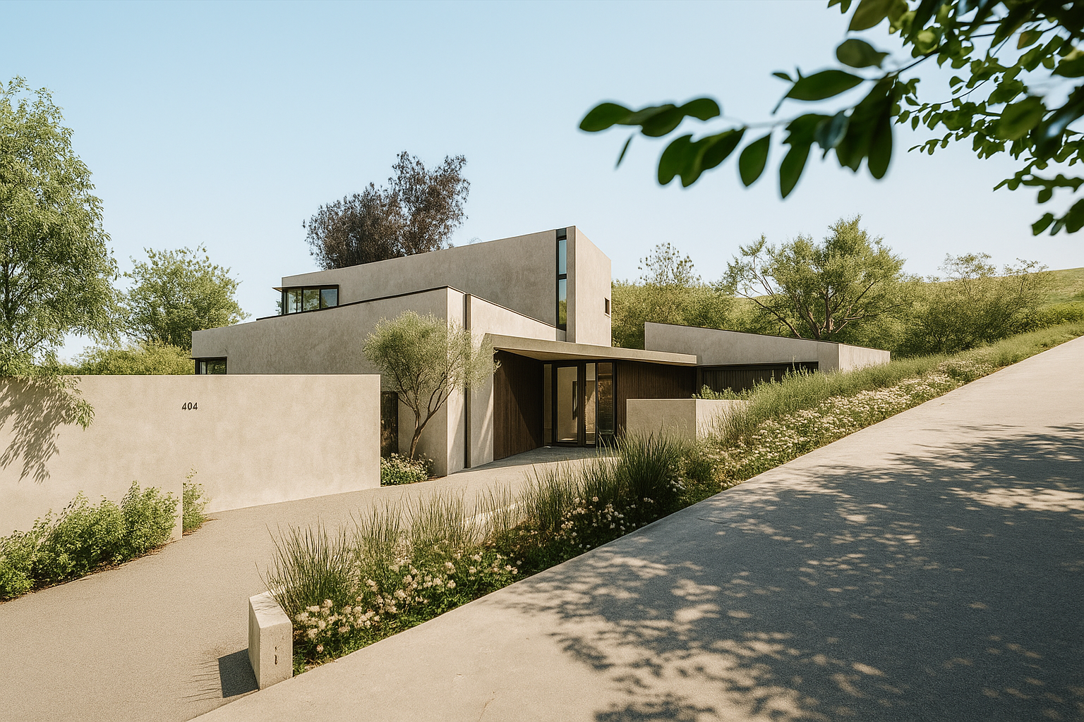 Contemporary residential architecture house remodel in Los Angeles designed by Sabz Architecture Studio